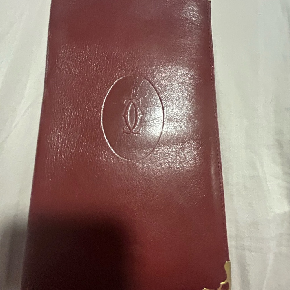 Cartier Deep Red Leather Wallet
